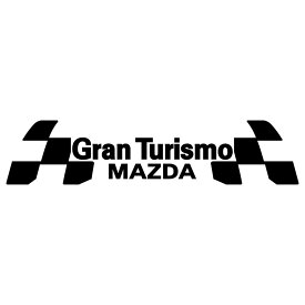 MAZDA マツダ グランツーリスモ Gran Turismo ステッカー 車 外装 かっこいい GT レーシング スポーツ カー ドレスアップ 3M カッティングシート ステッカー スポンサー 広告 ディスプレイ用 枠サイズ：12cm×50cm 転写式 デカール タイプ