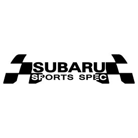 ステッカー 車 スバル SUBARU メーカー ロゴ エンブレム 枠サイズ：12cm×48cm レーシング ドライブ 車用 ドレスアップ 外装 パーツ カー用品 かっこいい デカール ステッカー
