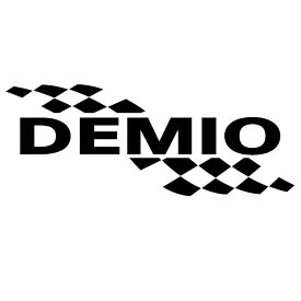 MAZDA マツダ デミオ メーカー ロゴ 名入れ かっこいい 3M 外装 高耐光 カッティングシート ステッカー スポーツ ドレスアップ パーツ アクセサリー 枠サイズ：8cm×20cm ： 左側用 ※ 転写式 デカール タイプ ステッカー