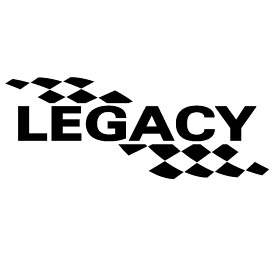 SUBARU スバル レガシー メーカー ロゴ 名入れ かっこいい 3M 外装 高耐光 カッティングシート ステッカー スポーツ ドレスアップ パーツ アクセサリー 枠サイズ：4cm×10cm ： 左側用 ※ 転写式 デカール タイプ ステッカー