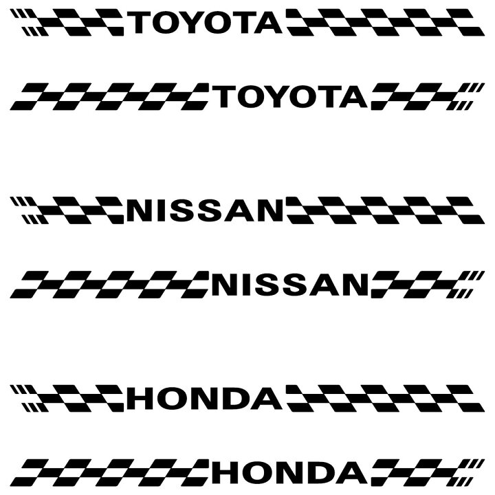 楽天市場】ステッカー 切り文字 レーシング エンブレム 車 バイク用 