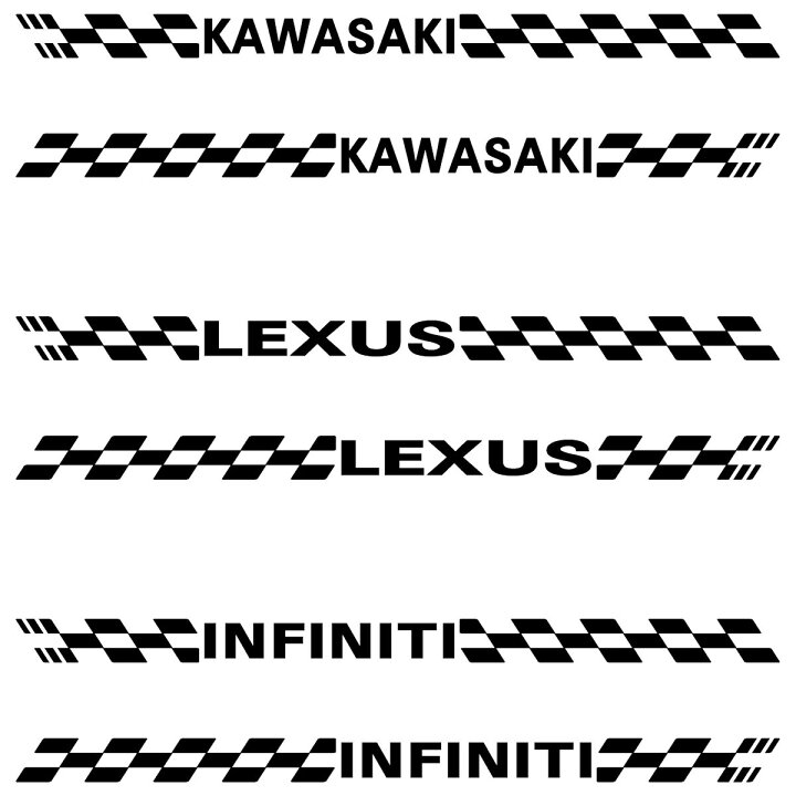 楽天市場】ステッカー 切り文字 レーシング エンブレム 車 バイク用 