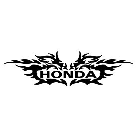 HONDA ホンダ メーカー ロゴ 車 バイク ステッカー かっこいい 3M 外装 高耐光 カッティングシート ステッカー おしゃれ カウル スクリーン リアガラス用 エンブレム 枠サイズ：4cm×13cm ※ 転写式 デカール タイプ ステッカー