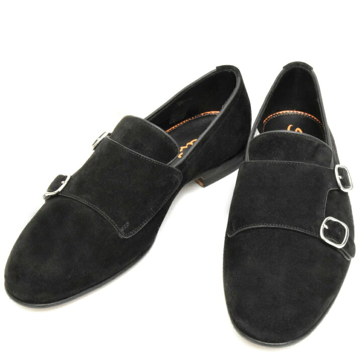 楽天市場】SANTONI（サントーニ）カーフスエードダブルモンク 