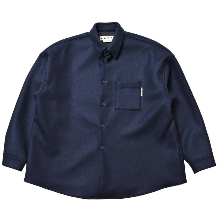 楽天市場】MARNI（マルニ）ウールナイロンソフトメルトンシャツ 