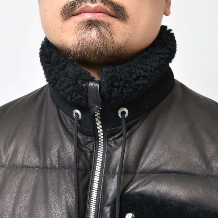 楽天市場】mando（マンド）ディアスキンレザーダウンジャケット21394 