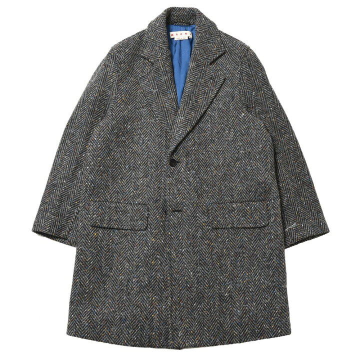 MARNI マルニ 12AW モヘヤウールボタンレスチェスターコート ベージュ  