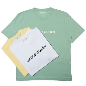 JACOB COHEN（ヤコブコーエン）コットンクルーネックS/S ロゴカットソー 226-74416 52135000052