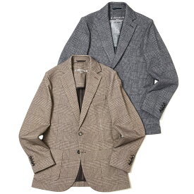 【S30】CIRCOLO1901（チルコロ1901）ウォッシャブルコットンジャージグレンチェック2Bジャケット 410618 17032602109