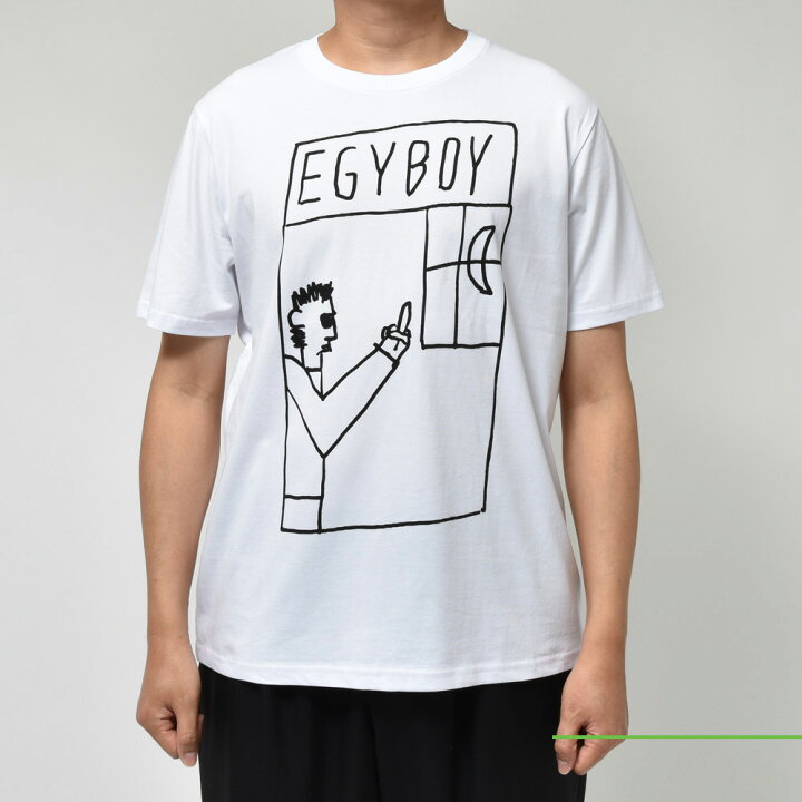 楽天市場】EGYBOY（エギーボーイ）コットンプリントクルーネックS/S 