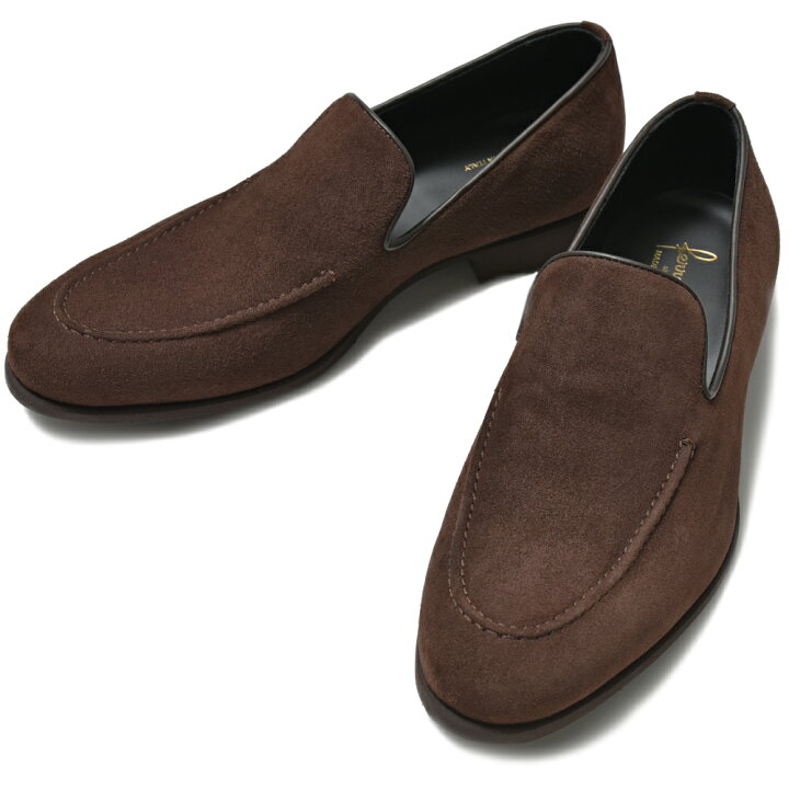 楽天市場】FERRANTE（フェランテ）スエードヴァンプローファー CHIC  