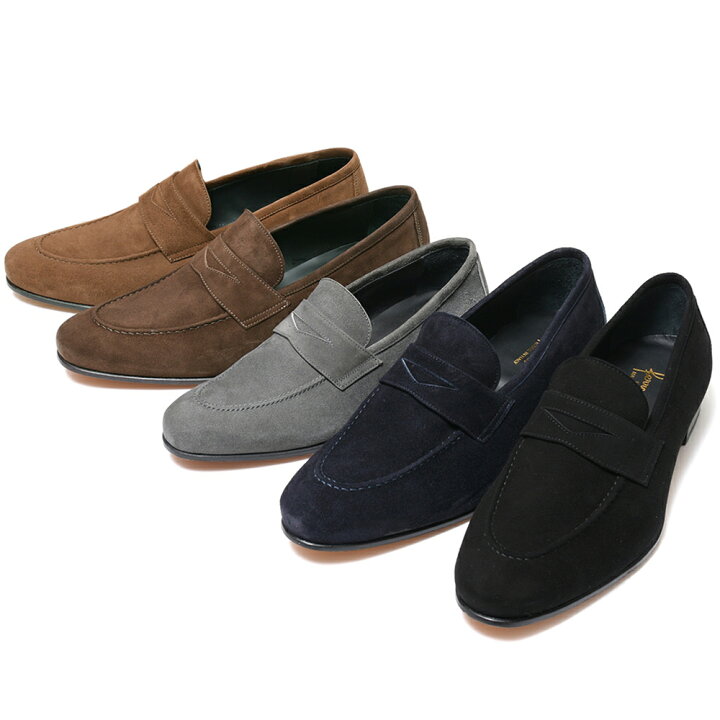 楽天市場】FERRANTE（フェランテ）スエードコインローファー ISEO  