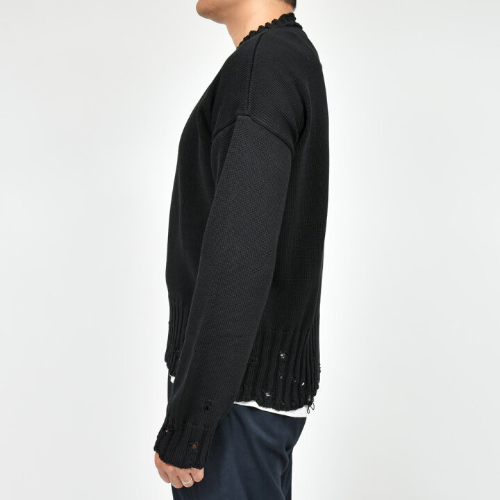 楽天市場】MARNI（マルニ）コットンダメージクルーネックニット 