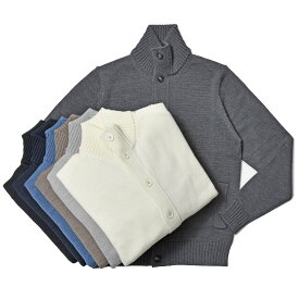 ZANONE（ザノーネ）5ゲージウールスタンドカラーニットカーディガン CHIOTO/SLIM FIT/810100/ZR229/25601 16042003052