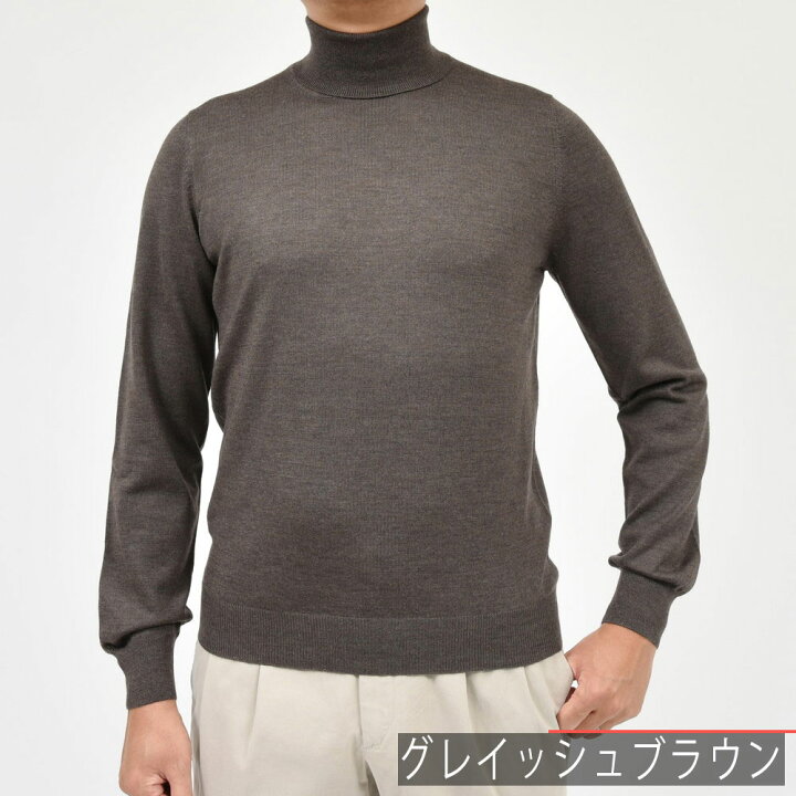 楽天市場】GRAN SASSO（グランサッソ）12ゲージウールタートルネック 