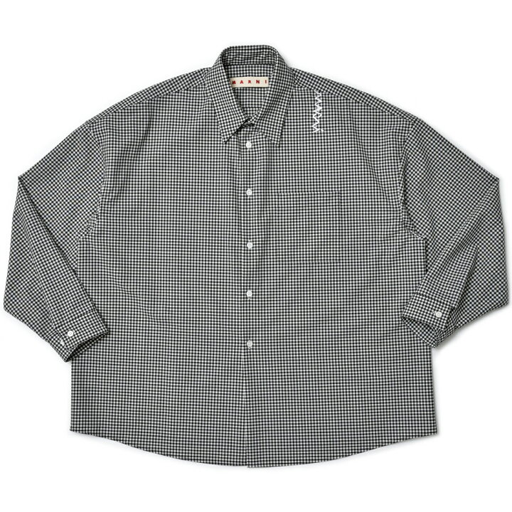 楽天市場】MARNI（マルニ）ポリエステルウールギンガムチェックシャツ 