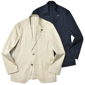LARDINI（ラルディーニ）ROMAローマ ストレッチコットンサテン2Bジャケット 6200Q/IF64402 17051001109
