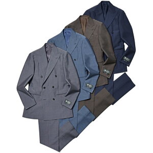 guji�i�O�W�jSUPER BRIO�X�[�p�[�u���I �L�b�h���w�A�E�[��6B1�v���[�c�_�u���X�[�c(MADE BY RING JACKET / DORMEUIL�t�@�u���b�N)�y�t/�āz17151206028