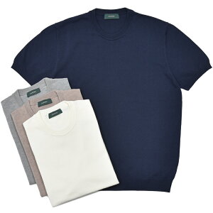 ZANONE�i�U�m�[�l�j12�Q�[�W�R�b�g���N���[�vS/S�N���[�l�b�N�j�b�g GIRO MC/SLIM FIT/810144/ZY318/36402 16055000052