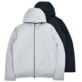 HERNO（ヘルノ）RESORTリゾート ストレッチナイロンパデッドフーディーブルゾン(パッカブル) GI00071UR-12387SZ 14052000132