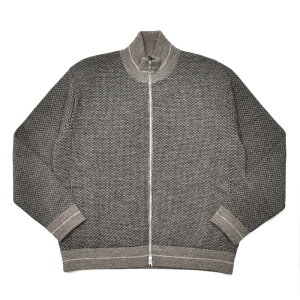 Maison Margiela(メゾン マルジェラ)ウールナイロンジャガードジップカーディガン S67HP0033M13183 16052400144