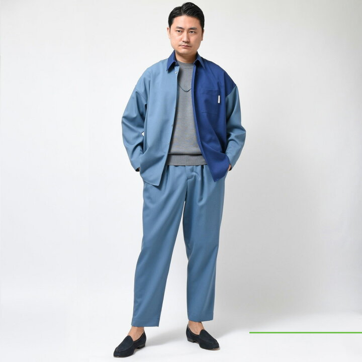 楽天市場】MARNI（マルニ）ウールトロピカルカラーブロックシャツ 
