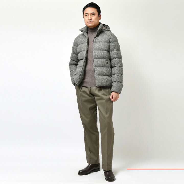 楽天市場】HERNO（ヘルノ）RESORTリゾート ウールナイロンシルクネップ 