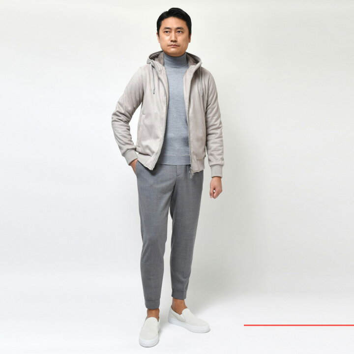 楽天市場】HERNO（ヘルノ）RESORTリゾート エコムートンスエードジップ  