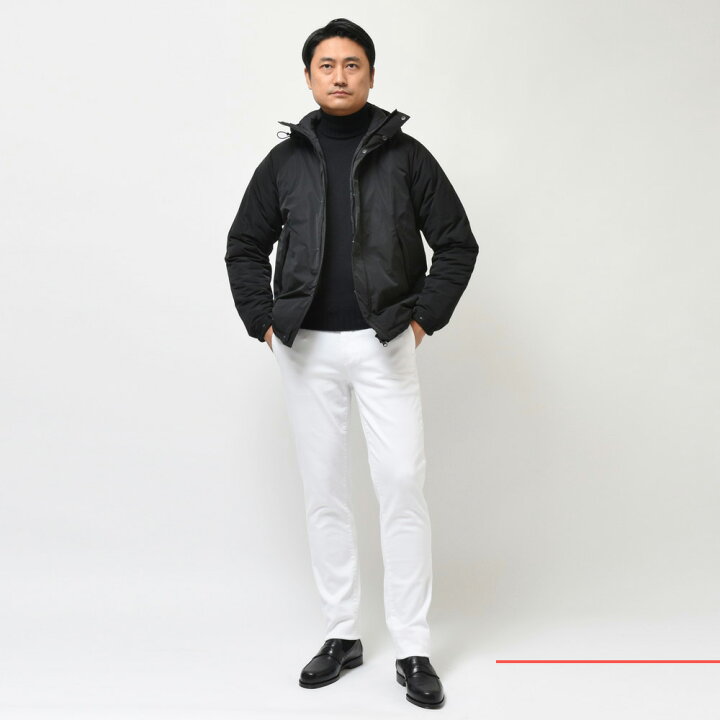 楽天市場】ASPESI（アスペジ）ポリエステルフーディーパデッドブルゾン  