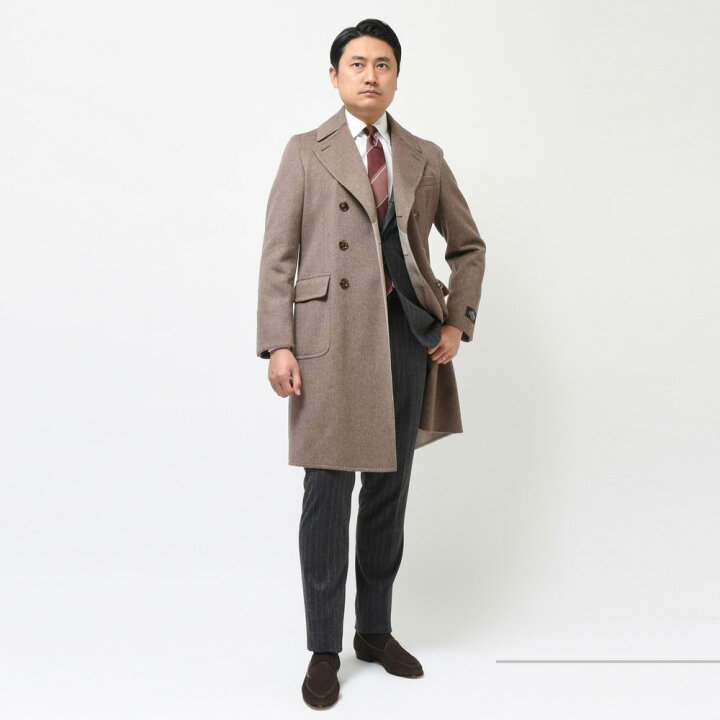 楽天市場】Belvest（ベルベスト）ダブルフェイスウールカシミア  