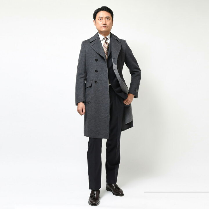 楽天市場】Belvest（ベルベスト）ウールフランネルダブルチェスター  