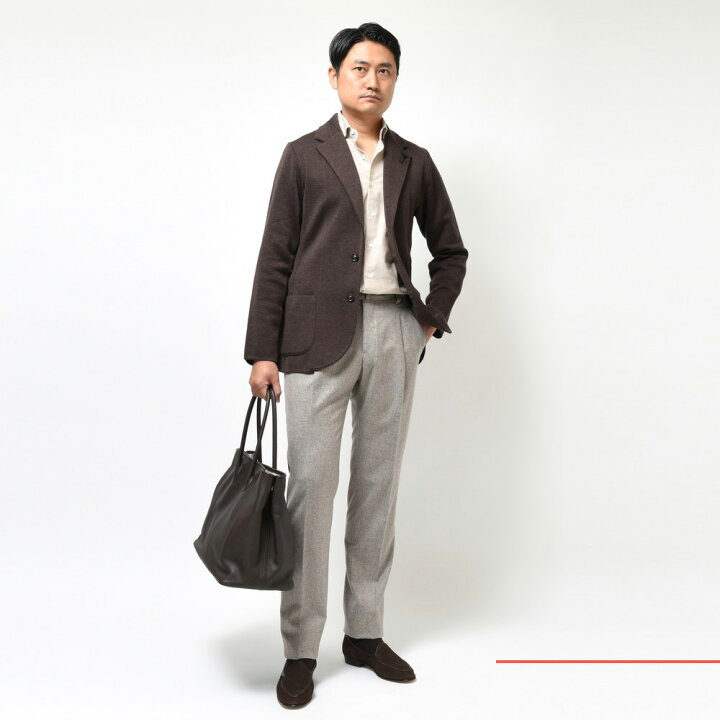 楽天市場】LARDINI（ラルディーニ）ウールミラノリブニットジャケット 