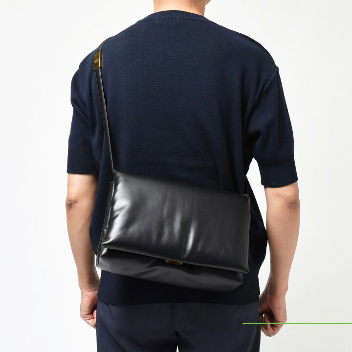 楽天市場】MARNI（マルニ）PRISMA カーフレザーショルダーバッグ 