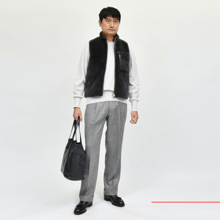 楽天市場】Cinquanta（チンクアンタ）ムートンヘアーアウトドアベスト  