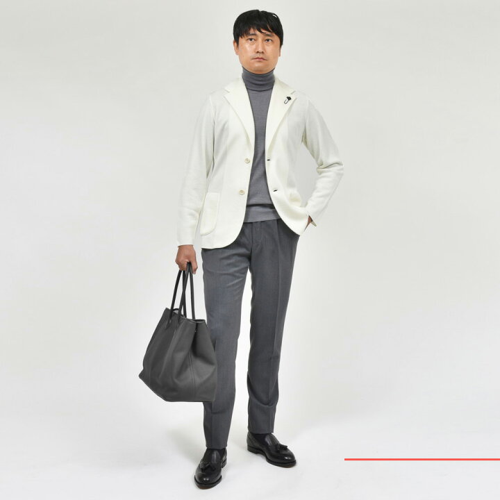 楽天市場】LARDINI（ラルディーニ）ウールミラノリブニットジャケット 