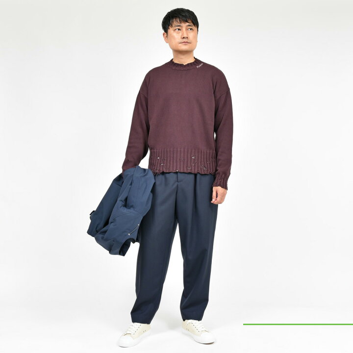 楽天市場】MARNI（マルニ）コットンダメージクルーネックニット 