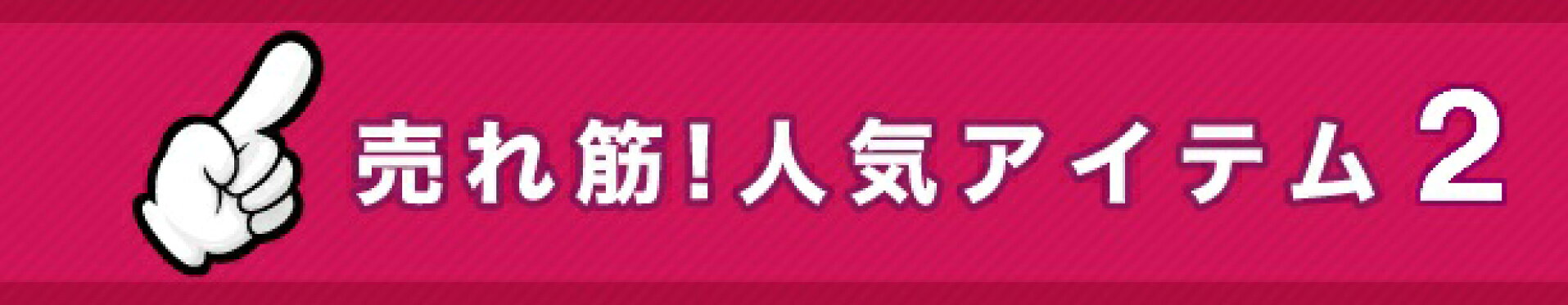 売れ筋人気アイテム２