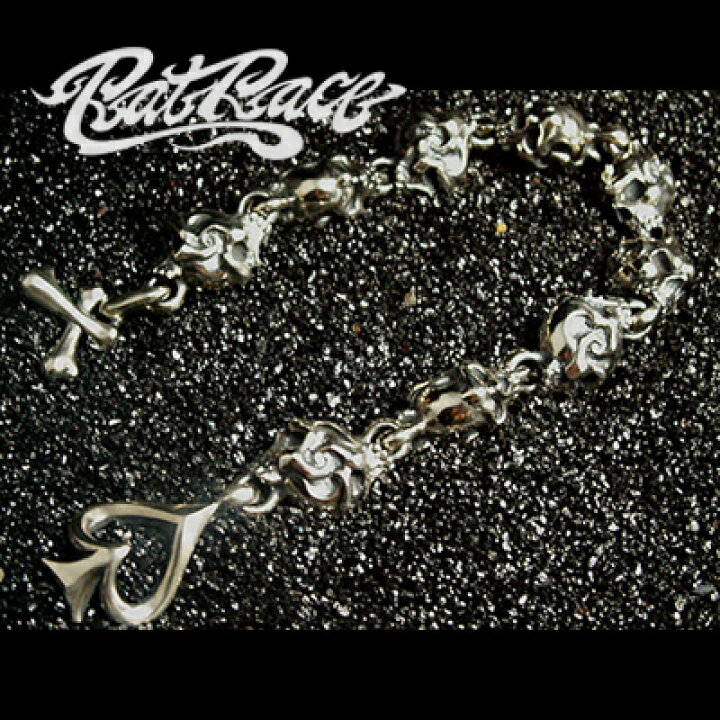 楽天市場】RAT RACE ラットレース ツーフェイススカルブレスレット 