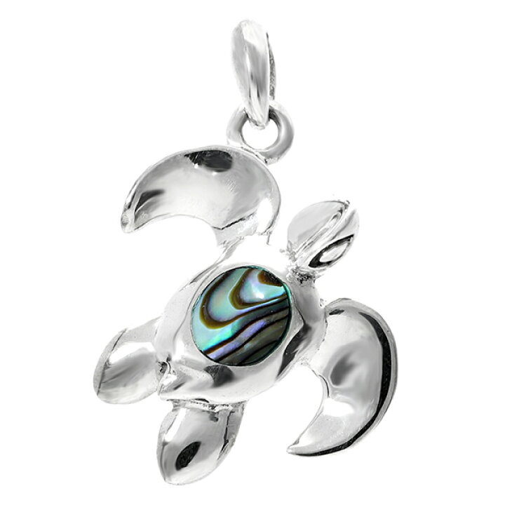 楽天市場】ホヌ シェル シルバー ペンダントトップ チェーンなし  