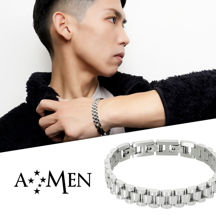楽天市場】AMEN アメン シンプル メタルバンド サージカルステンレス 