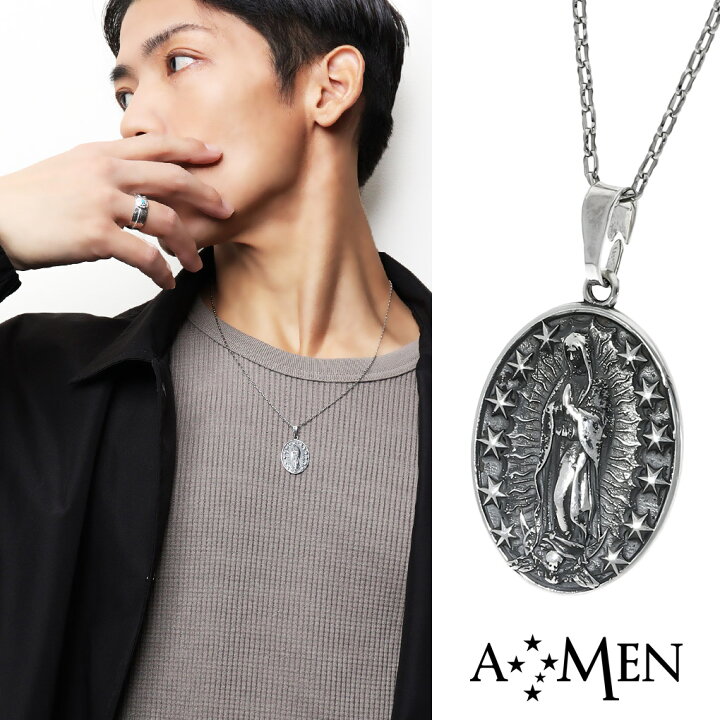 楽天市場】AMEN アメン グアダルーペの聖母 マリア メダイ シルバー 