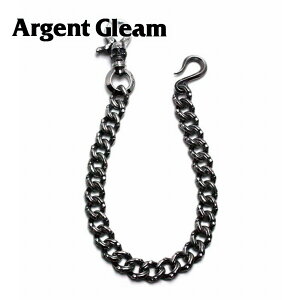 ArgentGleam �A�[�W�F���g�O���[�� �V���o�[925 �E�H���b�g�`�F�[�� SKULL & BONES Walletchain AC-300 �u�����h ARGENT GLEAM �d�ʊ� �V���o�[ �{�[�� �`�F�[���R�} �E�H���b�g �`�F�[�� ���A�� �N���b�v �R��