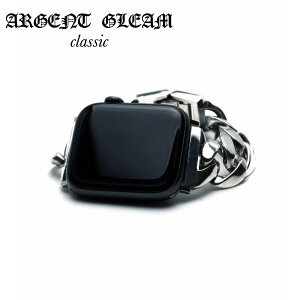 ArgentGleam Classic A[WFgO[NVbN Vo[925 uXbg APPLE WATCH CHAIN BAND PLAIN 49mm 45mm 44mm 42mm AGB-180 uh ARGENT GLEAM ݊ `F[ EHb` NVbN Ch VbN 