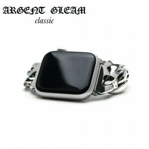 ArgentGleam Classic A[WFgO[NVbN Vo[925 uXbg APPLE WATCH CHAIN BAND PLAIN 41mm 40mm 38mm AGB-183 uh ARGENT GLEAM Vv oh ݊ ܂ꎮ VbN Abv N