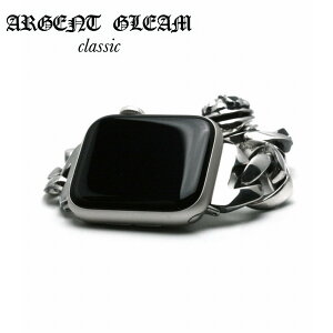ArgentGleam Classic A[WFgO[NVbN Vo[925 uXbg APPLE WATCH CHAIN BAND CLIP 41mm 40mm 38mm AGB-184 uh ARGENT GLEAM NX WCg Vv `F[ Vo[`F[ 