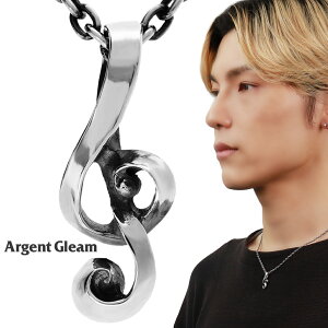 ArgentGleam A[WFgO[ Vo[925 lbNX G Clef Necklace AN-447 `F[t uh ANZT[ y_g Vo[ gL y  ObY Y fB[X j  