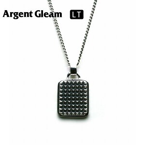 ArgentGleam LT A[WFgO[ LT Vo[925 lbNX I.D. Tiny Studs Necklace Small LTN-050 uh ARGENT GLEAM n[h X[TCY |Cg ɏ `F[ s~bh  s~