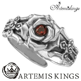 Artemis Kings クリムゾン ローズ リング フリーサイズ アルテミスキングス バラ 薔薇 メンズ レディース 男性用 女性用 銀指輪 メンズリング 男性用指輪 ブランド プレゼント 人気 かわいい おしゃれ