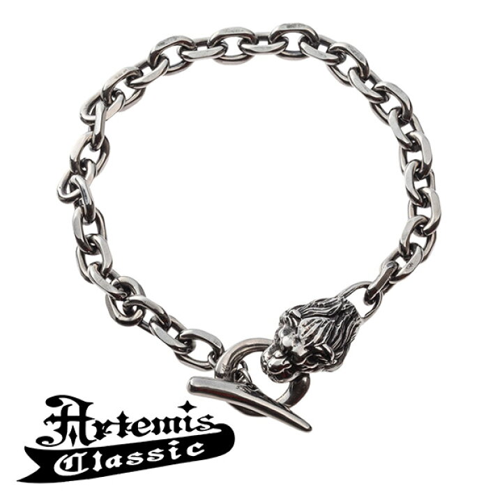 楽天市場】アルテミスクラシック ライオンTバーブレスレット Artemis 