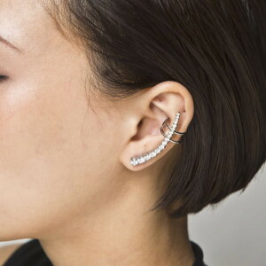 楽天市場 Elenore Jewelry パヴェイヤークライマーピアス 右耳用 左耳用 エレノアジュエリー Pave Climber Earring シルバー925 片耳用 イヤーカフ ピアス レディース 女性用 耳飾り シルバーピアス ブランド 日本製 アルテミスクラシック プレゼント 人気 かわいい